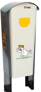 Hondenpoepbak DepoMat, 2 dispensers hondenpoepzakjes