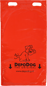 Hondenpoepzakjes rood blokverpakking